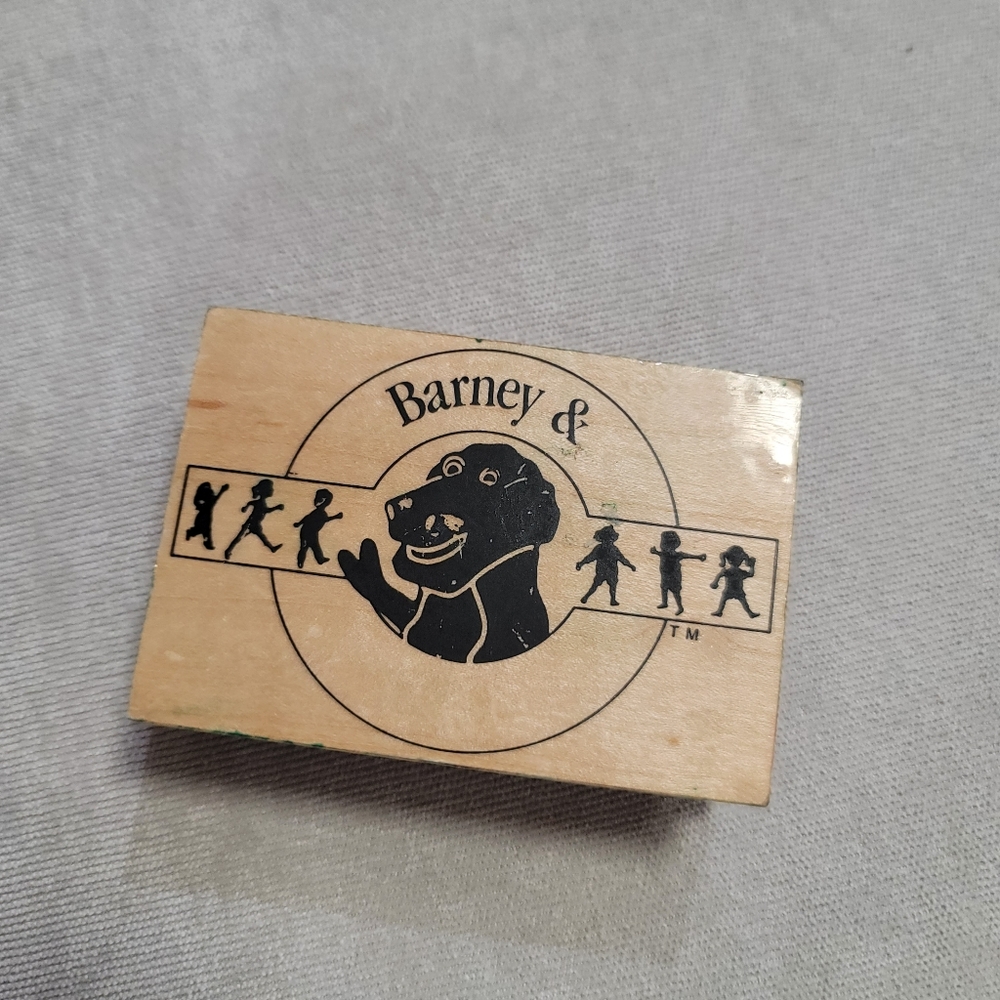 Barney 90s vintage stamp customizable with any name.